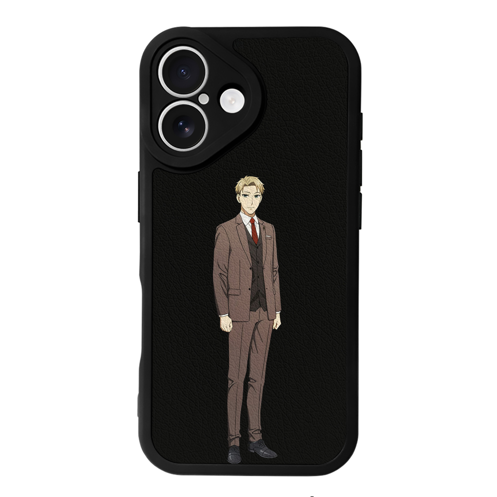 （画像用） SPY×FAMILY间谍家家酒 【iPhone 16シリーズ対応】シリコンスマホケース（レザー調） 材質：シリコン